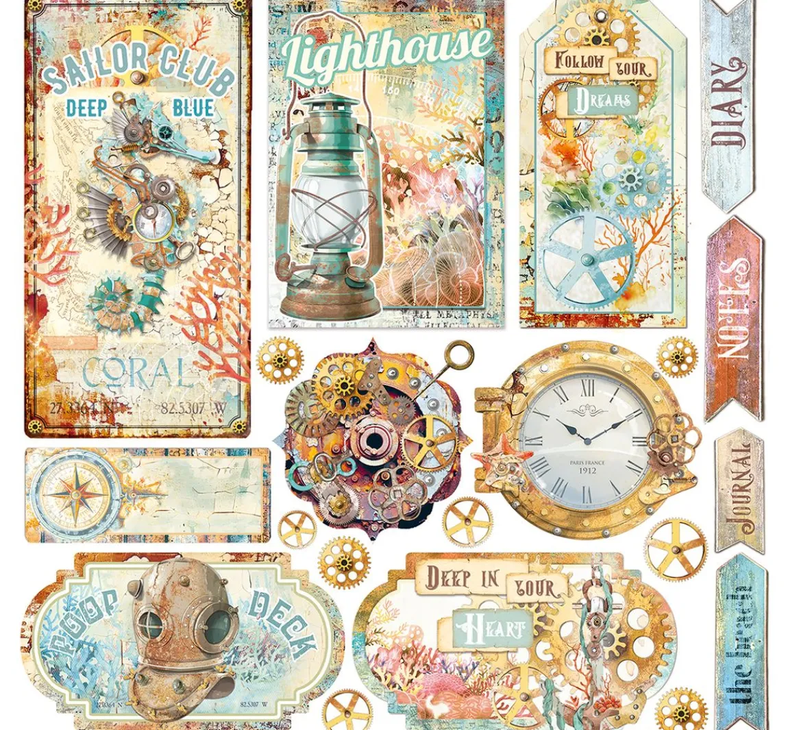 Best Ciao Bella Vellum Paper "Coral Reef"