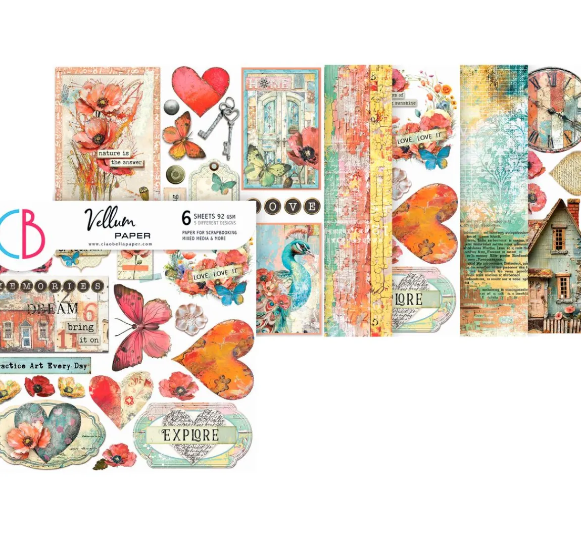 Online Ciao Bella Vellum Paper "Majestic Dream"