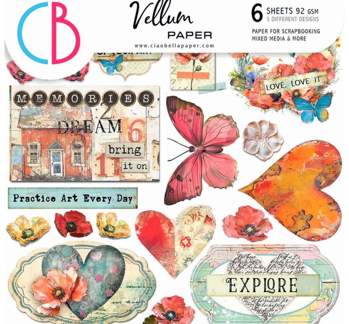 Online Ciao Bella Vellum Paper "Majestic Dream"