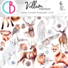 Clearance Ciao Bella Vellum Paper "Winter Journey"