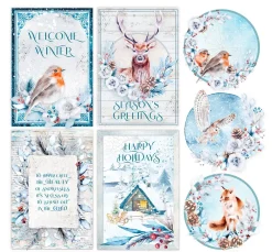 Clearance Ciao Bella Vellum Paper "Winter Journey"