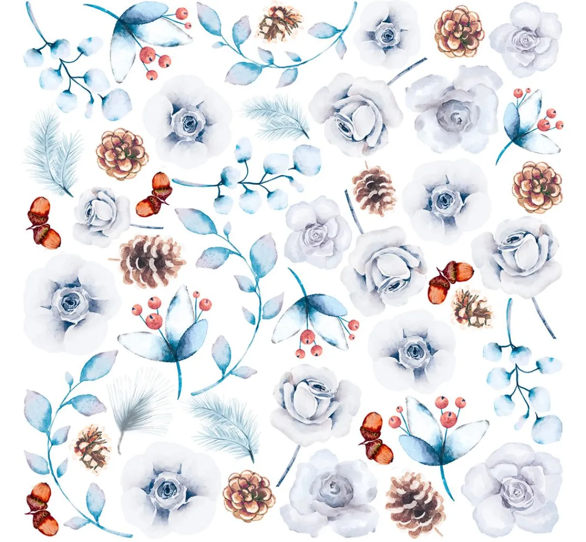 Clearance Ciao Bella Vellum Paper "Winter Journey"