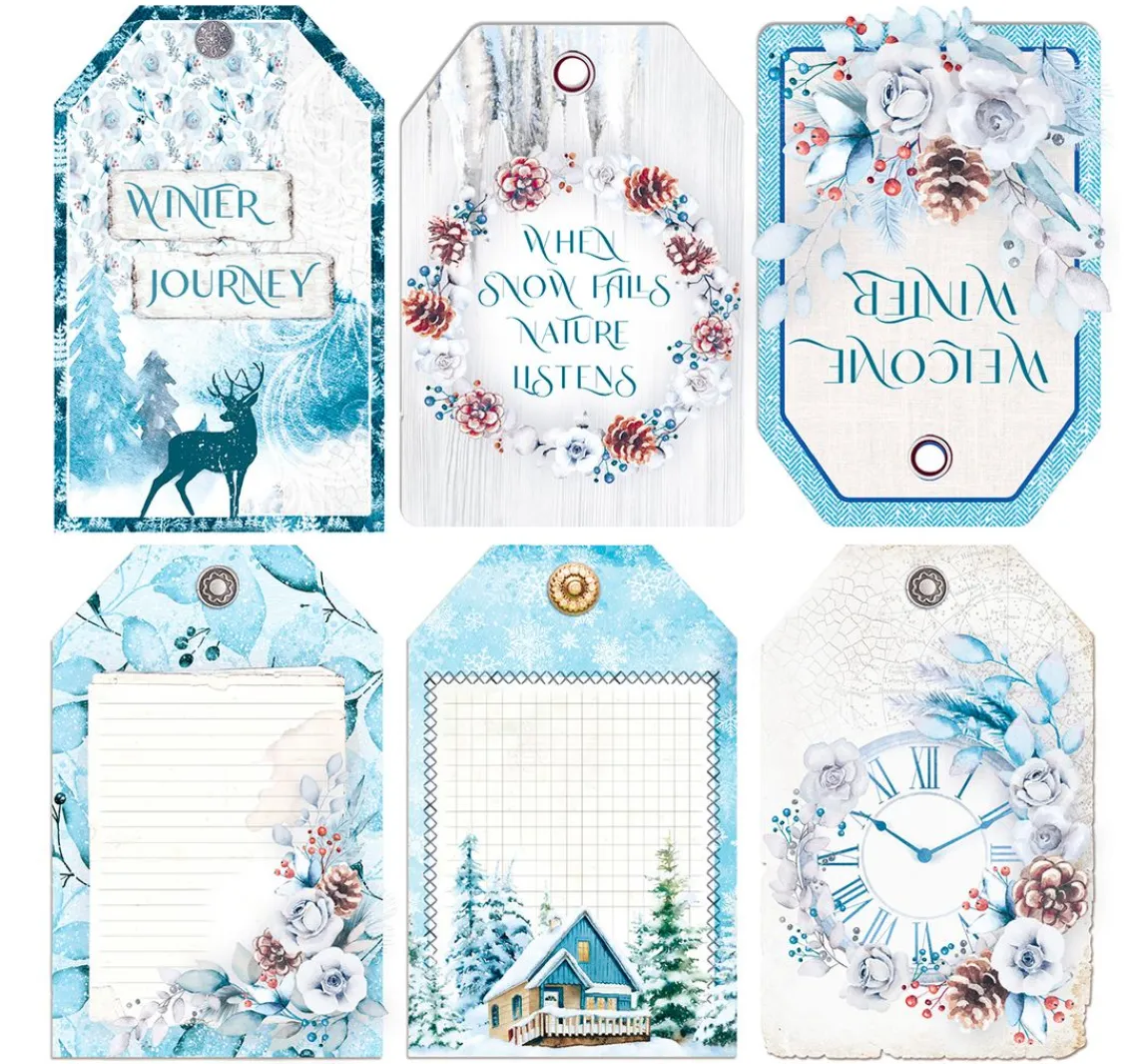 Clearance Ciao Bella Vellum Paper "Winter Journey"