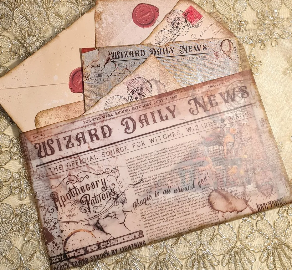 Best Ciao Bella Vellum Paper "Wizard Academy"