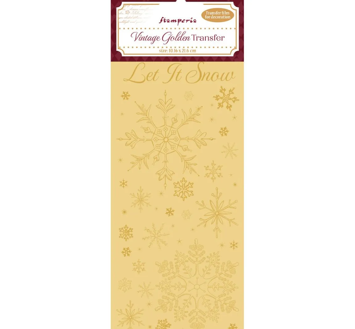 Discount Stamperia Vintage Golden Transfer