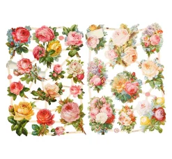 Best creativ company Vintage-Glanzbilder "Rosen"