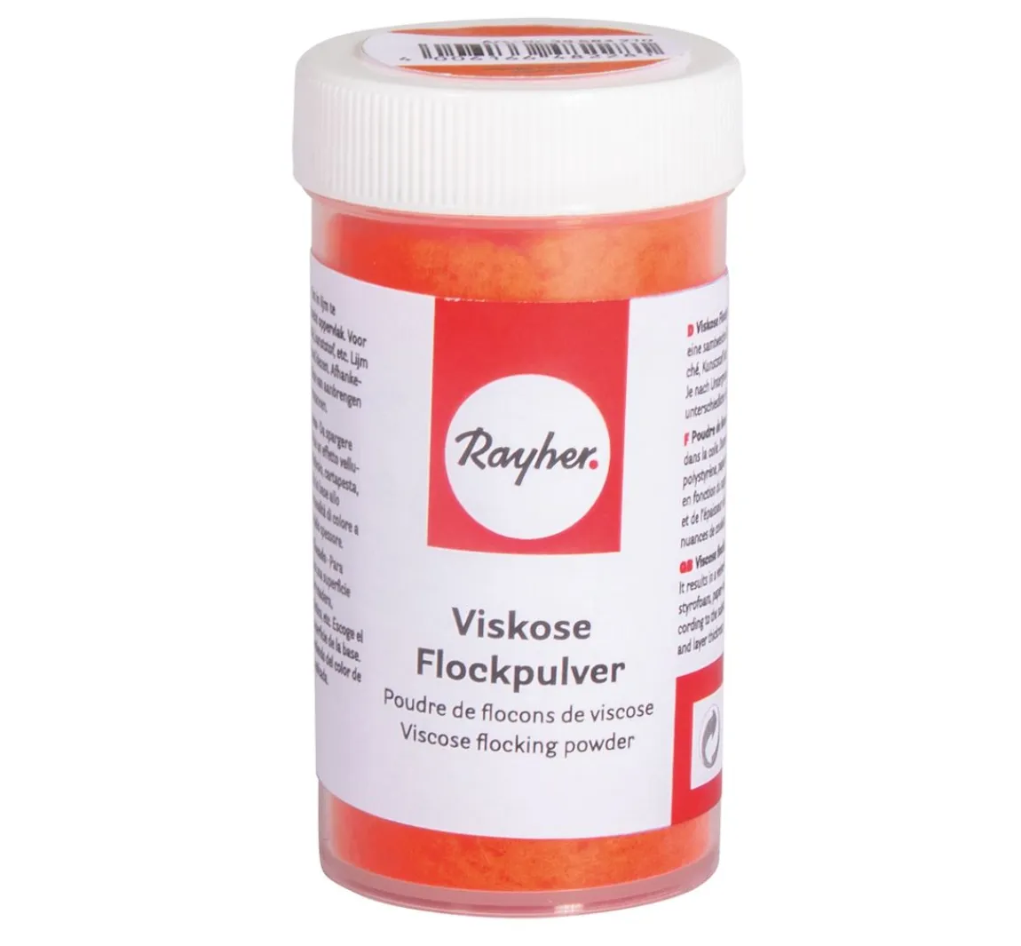 Hot Rayher Viskose Flockpulver mit Streueinsatz, 8 g