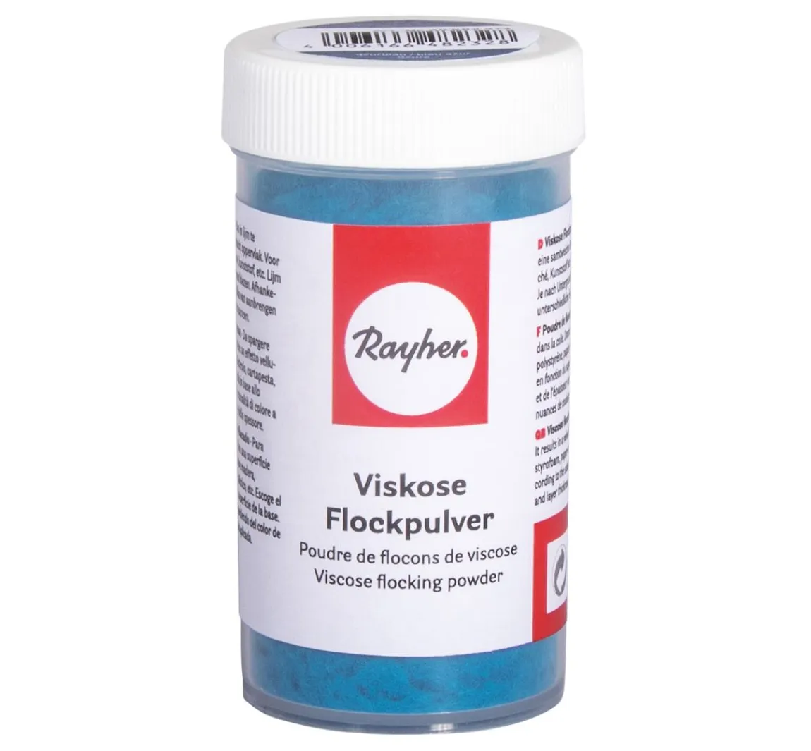 Hot Rayher Viskose Flockpulver mit Streueinsatz, 8 g