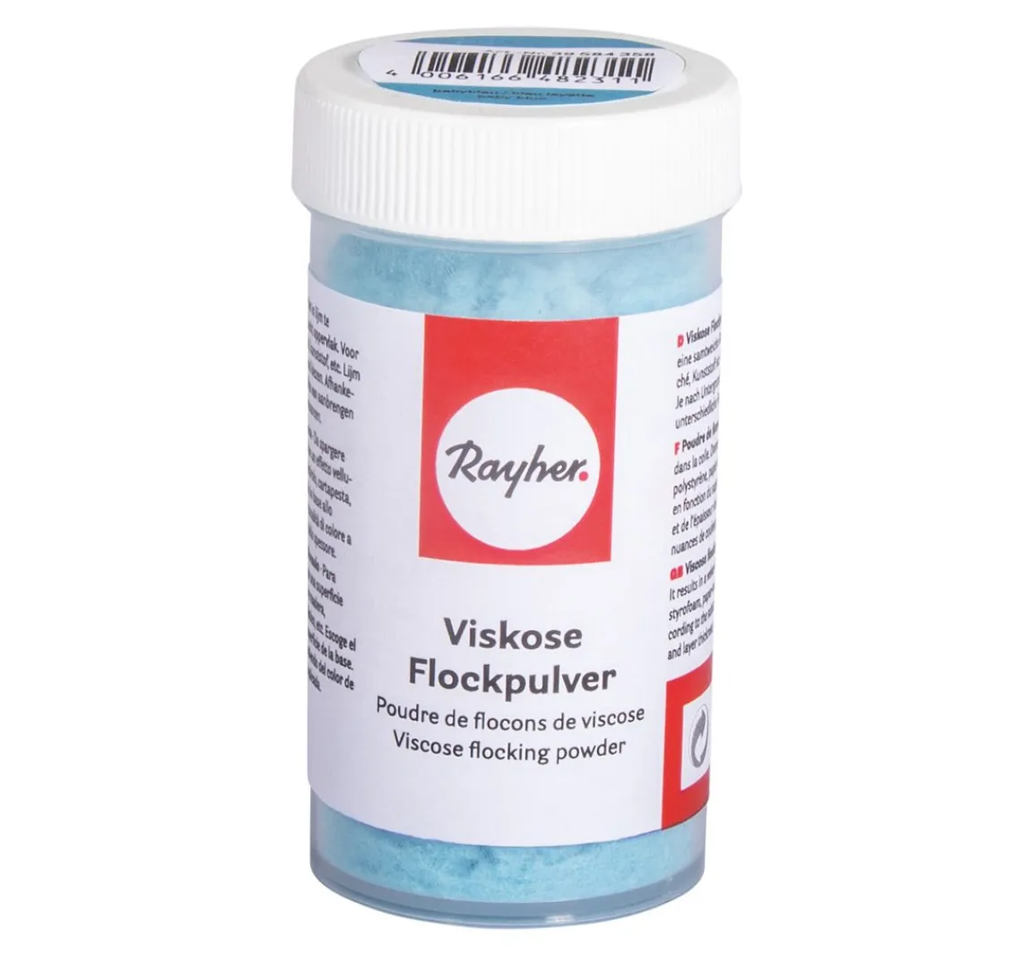 Hot Rayher Viskose Flockpulver mit Streueinsatz, 8 g