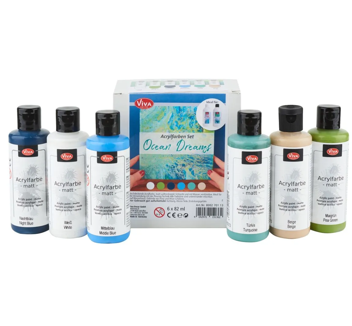 Online Viva Decor Acrylfarben-Set "Ocean Dreams"