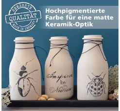 Clearance Viva Decor Keramik-Effekt, Altweiß