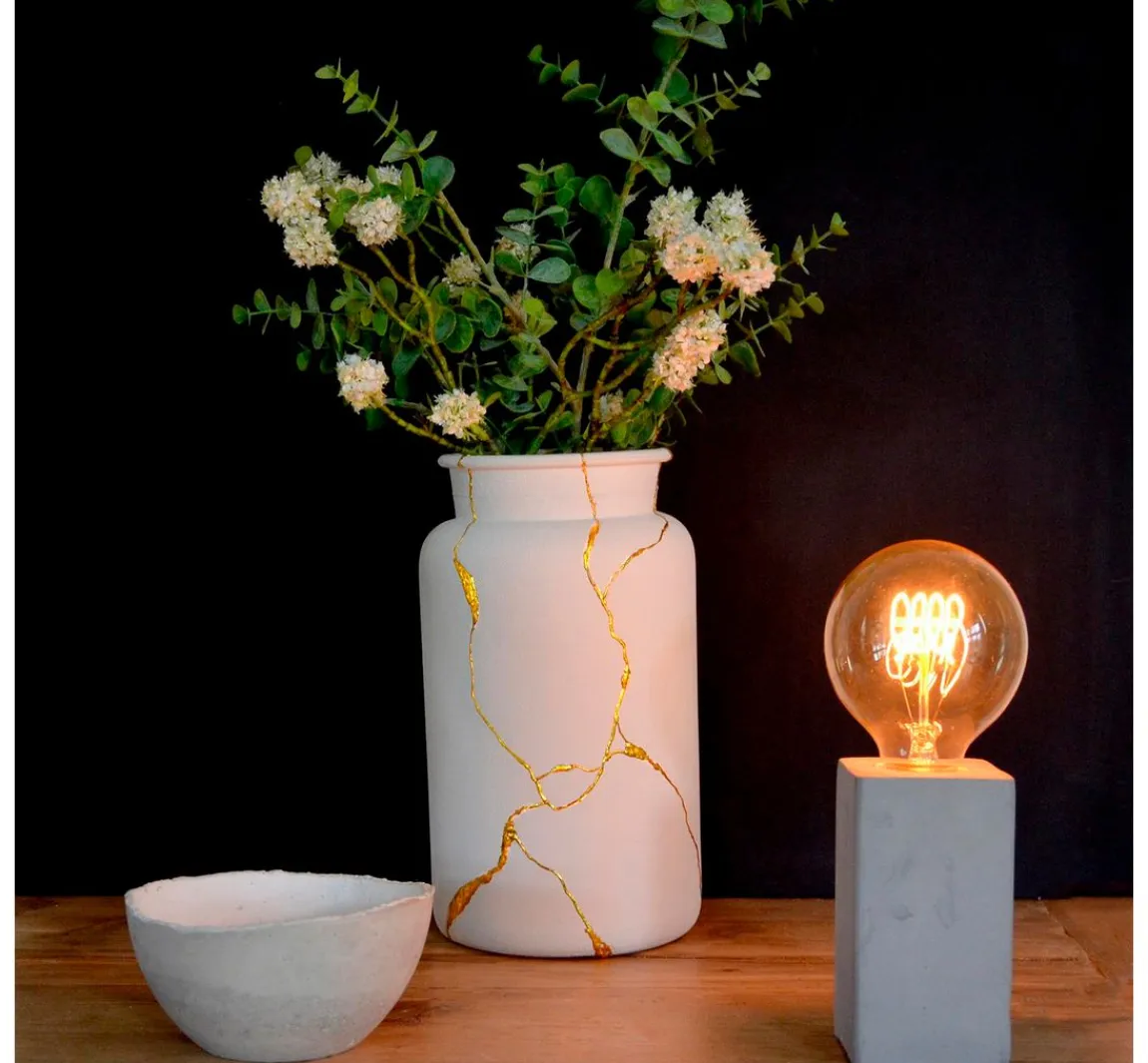 Clearance Viva Decor Keramik-Effekt, Altweiß