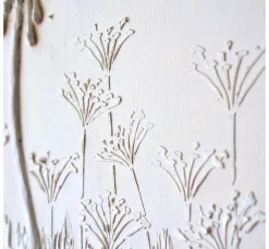 Clearance Viva Decor Keramik-Effekt, Altweiß