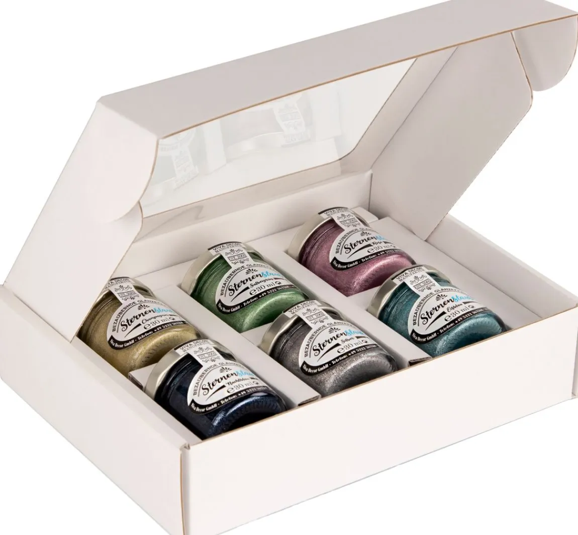 New Viva Decor Sternenstaub "Bezaubernde Glanzeffekte", 6er-Set