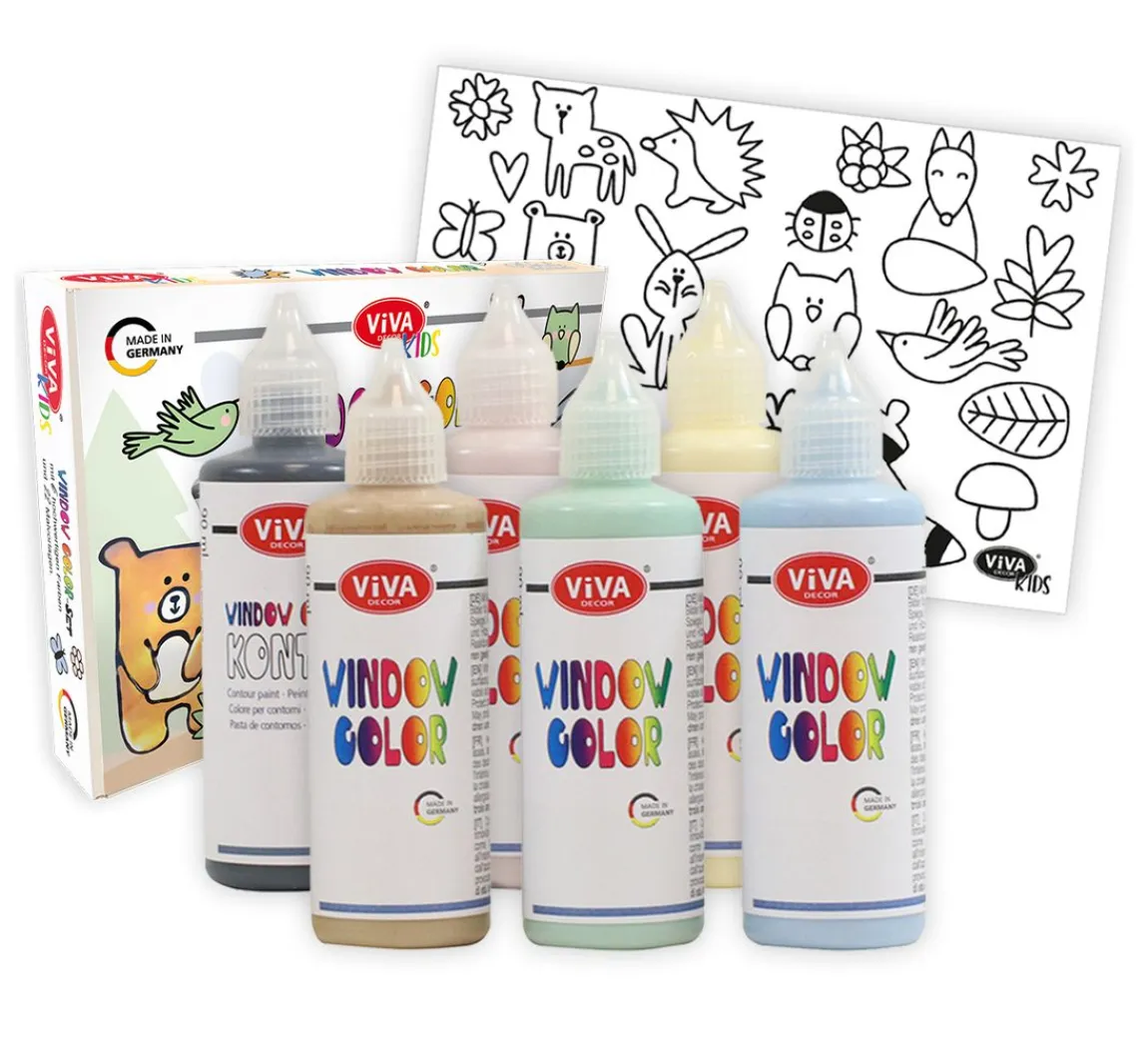 Viva Decor Viva KIDS Window Color-Set "Nordic Friends"