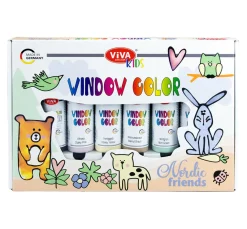 Viva Decor Viva KIDS Window Color-Set "Nordic Friends"