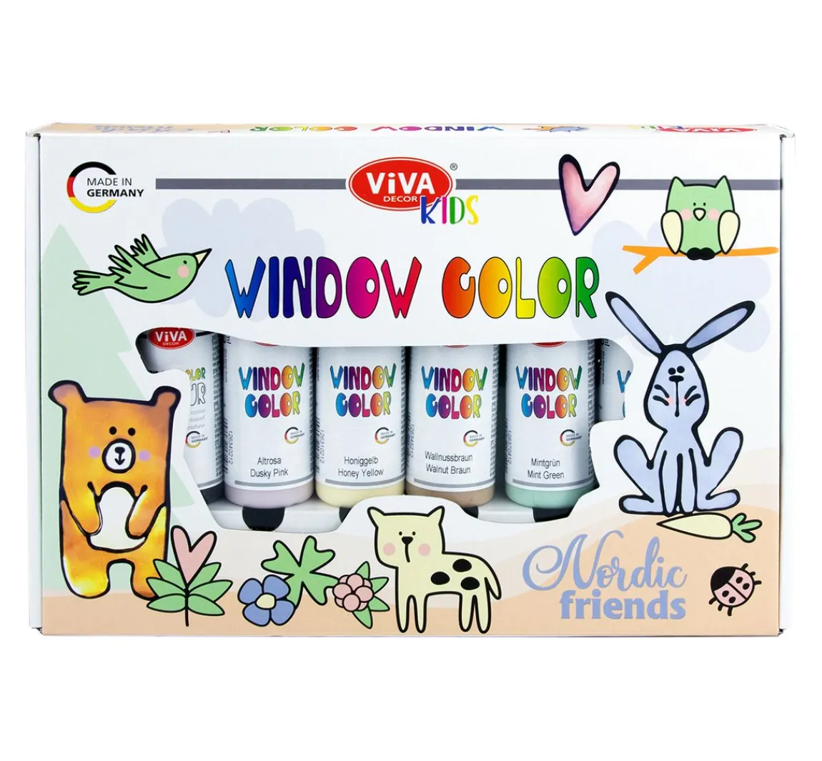 Viva Decor Viva KIDS Window Color-Set "Nordic Friends"