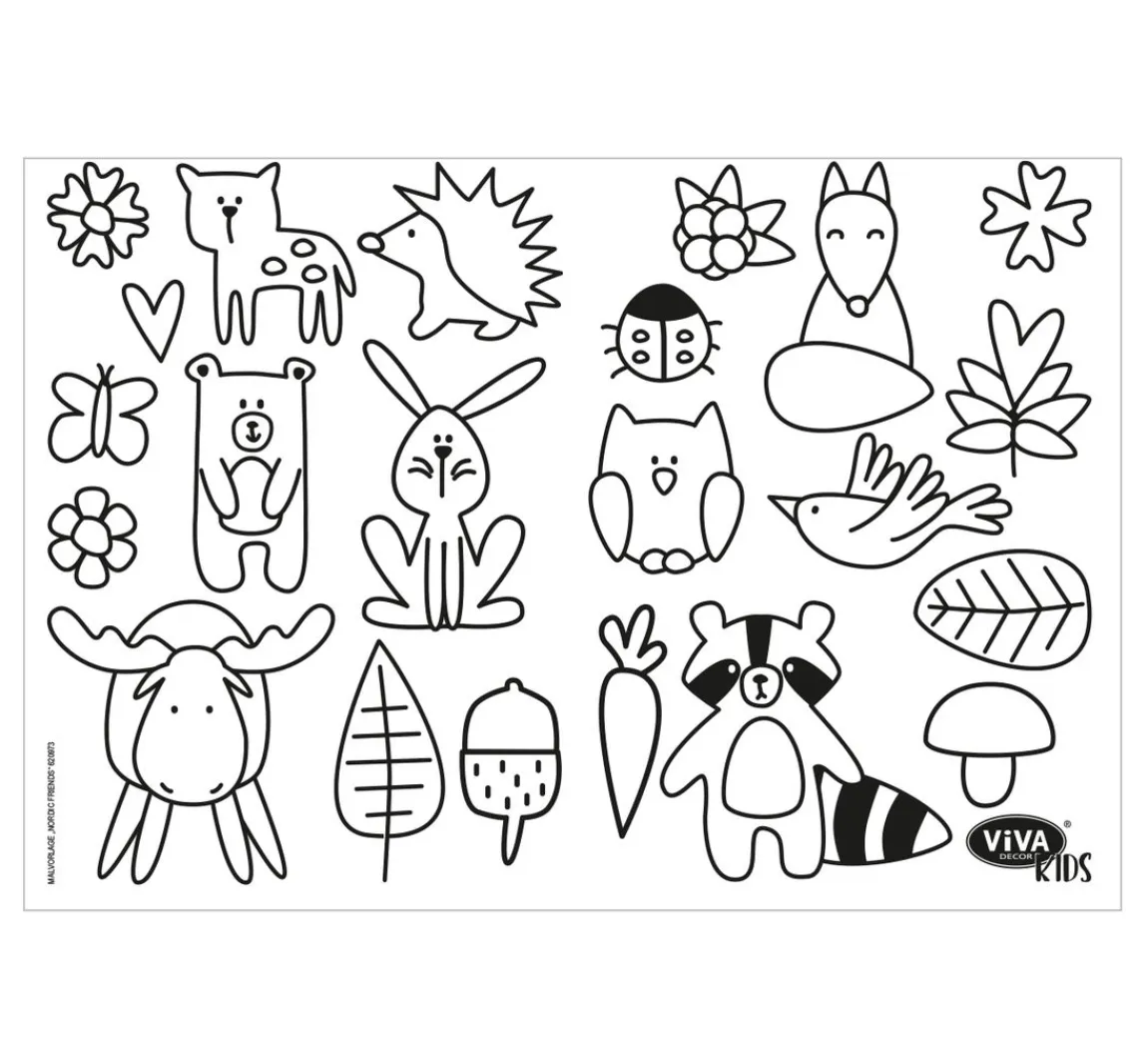 Viva Decor Viva KIDS Window Color-Set "Nordic Friends"
