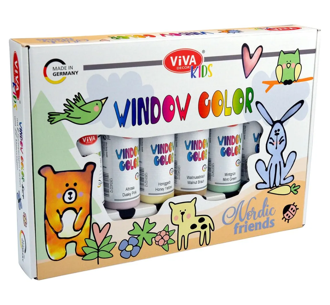 Viva Decor Viva KIDS Window Color-Set "Nordic Friends"