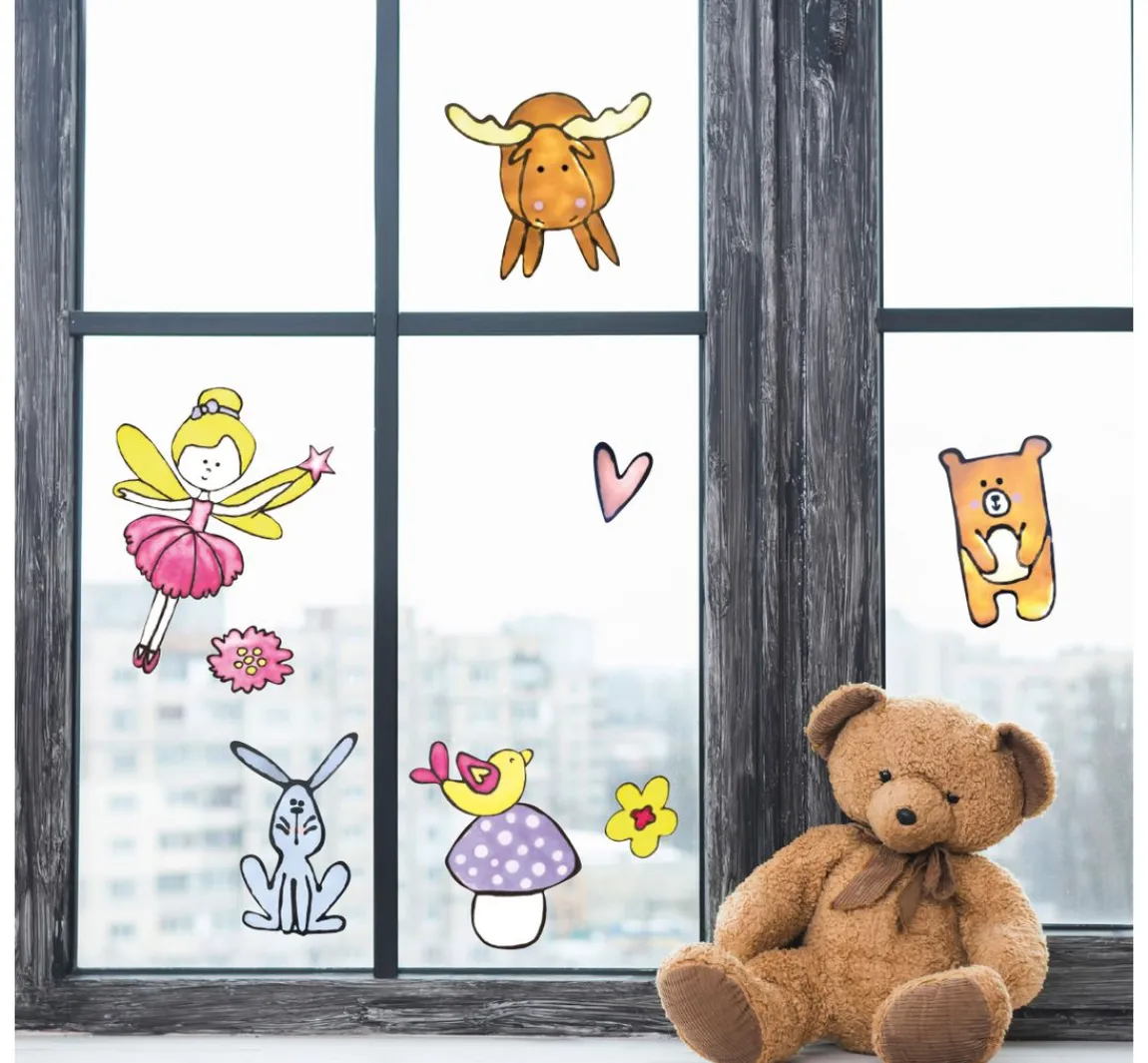 Viva Decor Viva KIDS Window Color-Set "Nordic Friends"