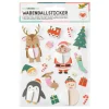 Hot folia Wabenball Sticker "Christmas"