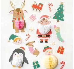 Hot folia Wabenball Sticker "Christmas"