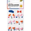Outlet folia Wackelaugen "Hearts", 20 mm, selbstklebend