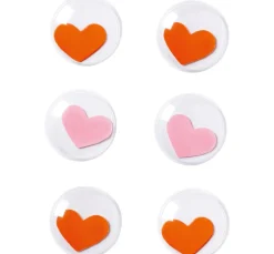 New folia Wackelaugen "Hearts", 30 mm, selbstklebend