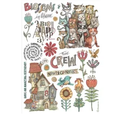 Sale Stamperia Washi Pad "Furry Friends"