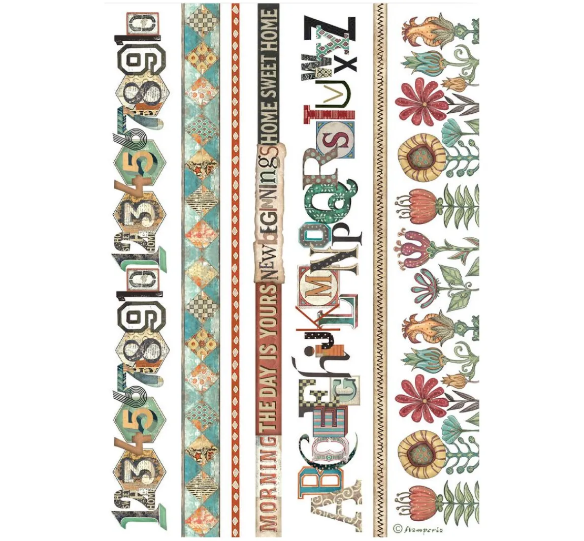 Sale Stamperia Washi Pad "Furry Friends"
