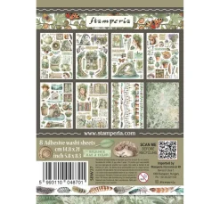 Online Stamperia Washi Pad "Herbarium Silvae"