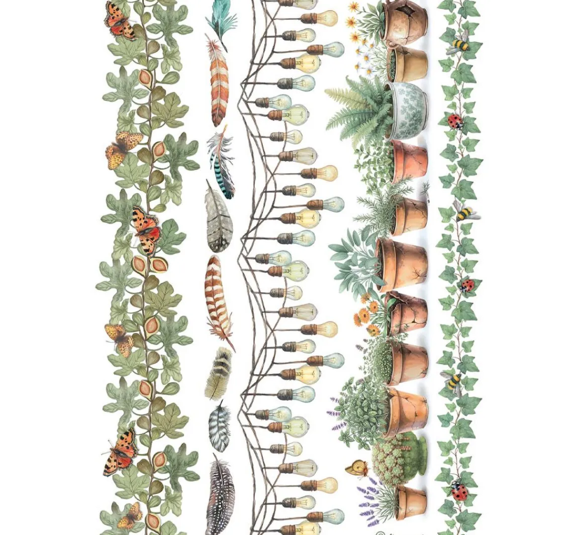 Online Stamperia Washi Pad "Herbarium Silvae"