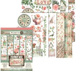 Outlet Stamperia Washi Pad "House of Roses"