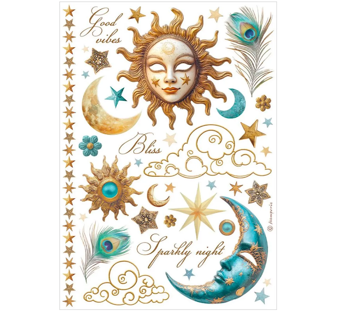Outlet Stamperia Washi Pad "Masquerade"