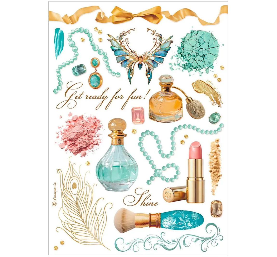 Outlet Stamperia Washi Pad "Masquerade"