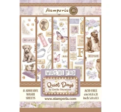 Clearance Stamperia Washi Pad "Quiet Days"