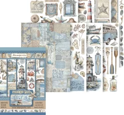 Clearance Stamperia Washi Pad "Silent Sea"