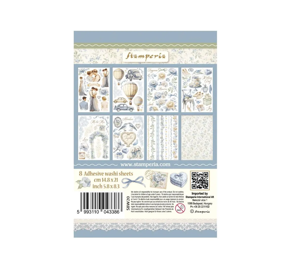 Clearance Stamperia Washi Pad "Timeless"