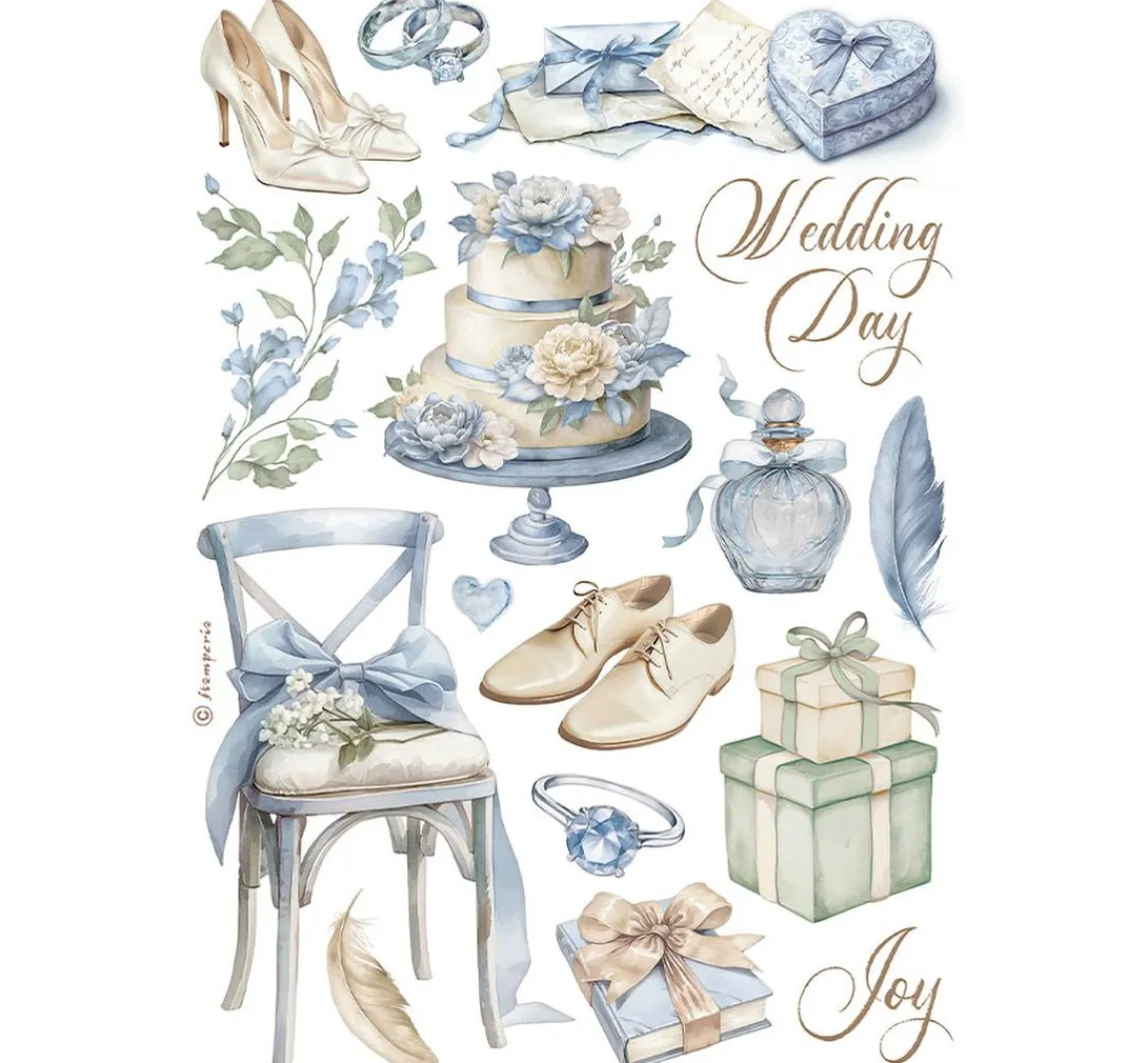 Clearance Stamperia Washi Pad "Timeless"
