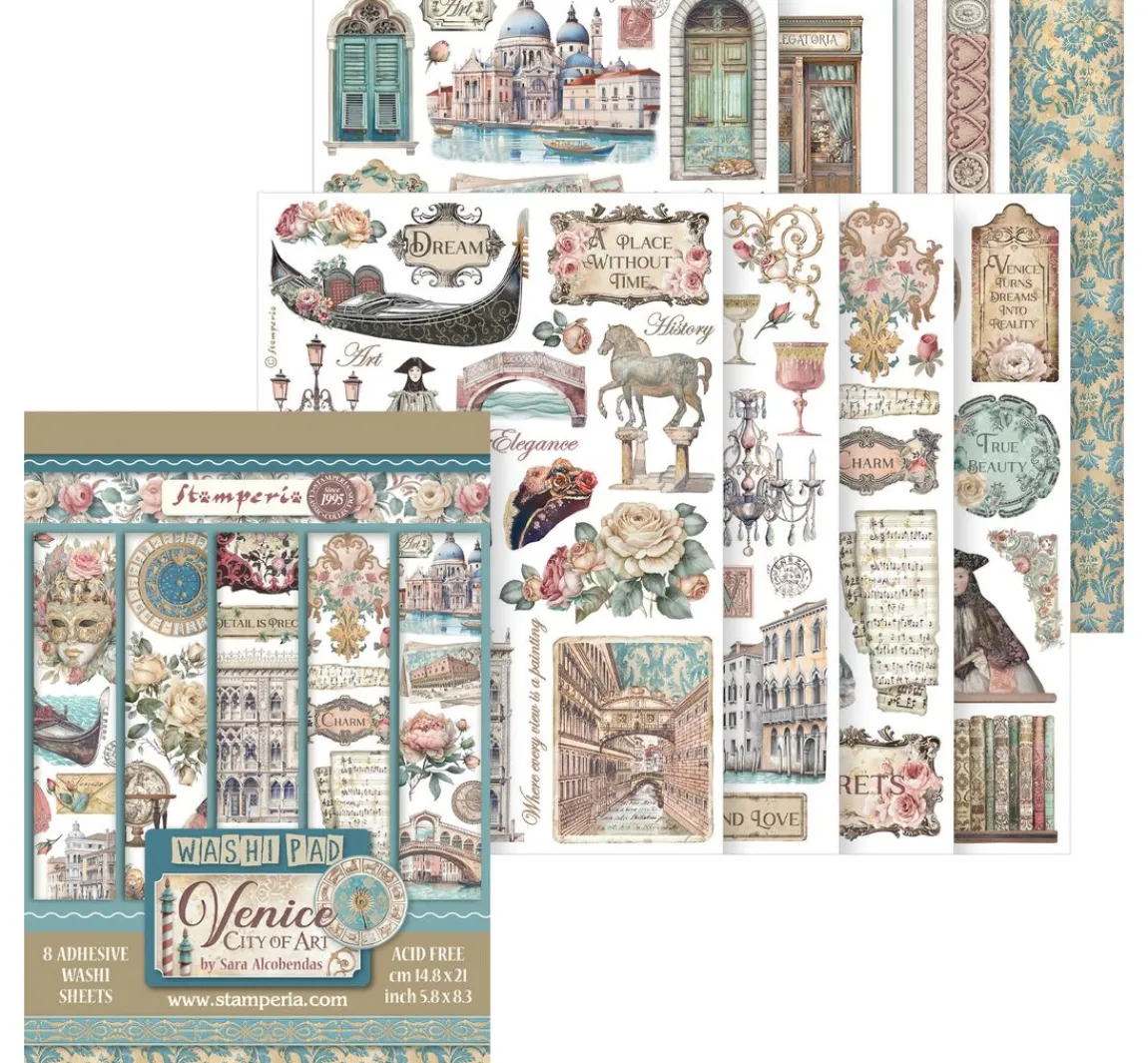 Hot Stamperia Washi Pad "Venice"