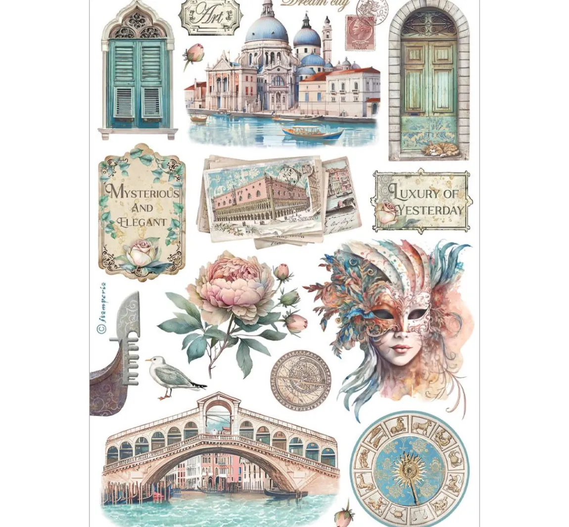 Hot Stamperia Washi Pad "Venice"