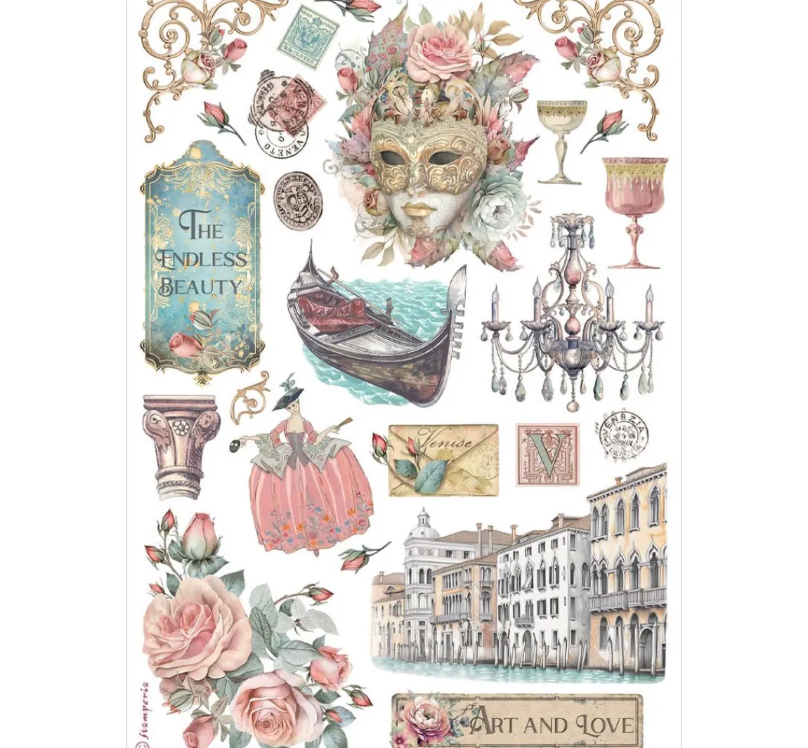 Hot Stamperia Washi Pad "Venice"