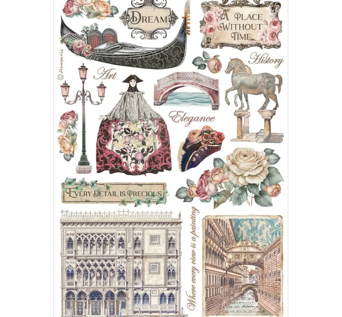 Hot Stamperia Washi Pad "Venice"