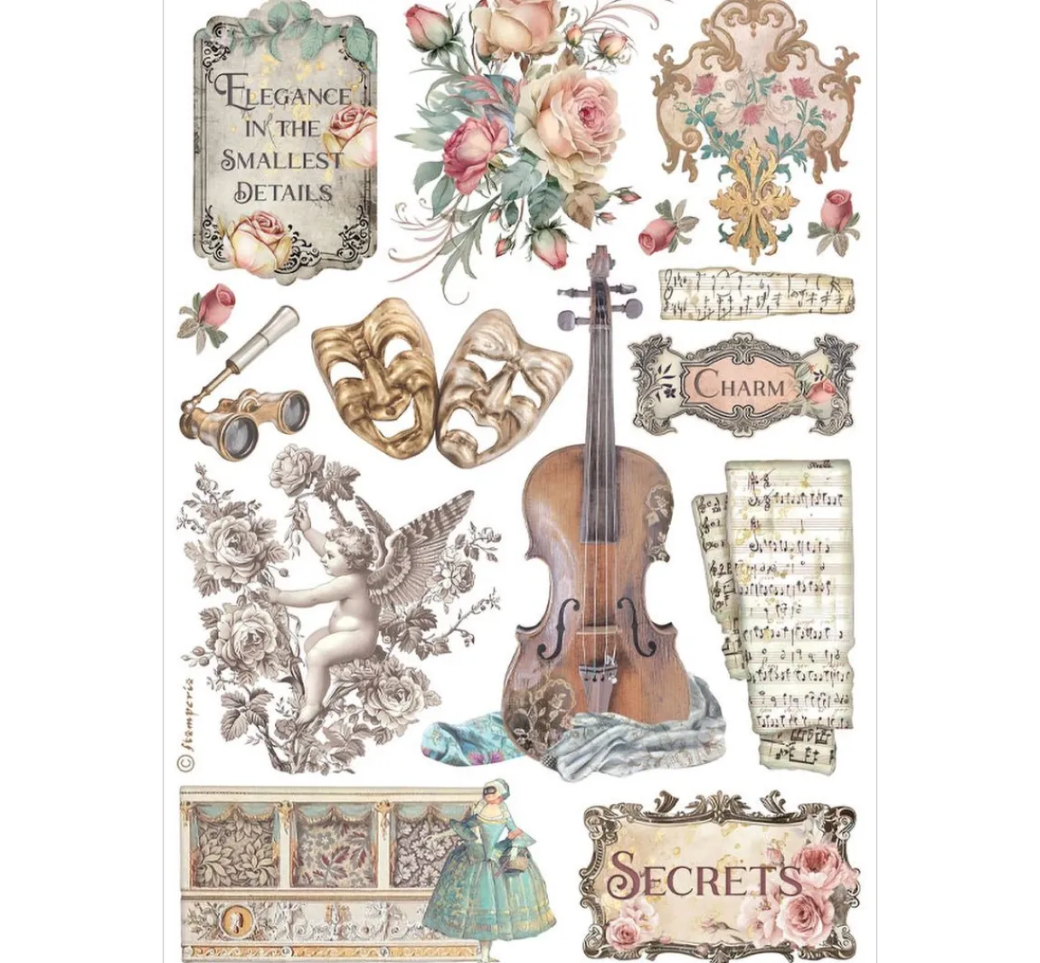 Hot Stamperia Washi Pad "Venice"