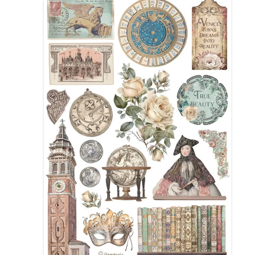 Hot Stamperia Washi Pad "Venice"