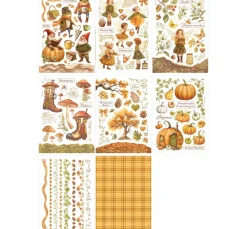 Clearance Stamperia Washi Pad "Whispering Woods"