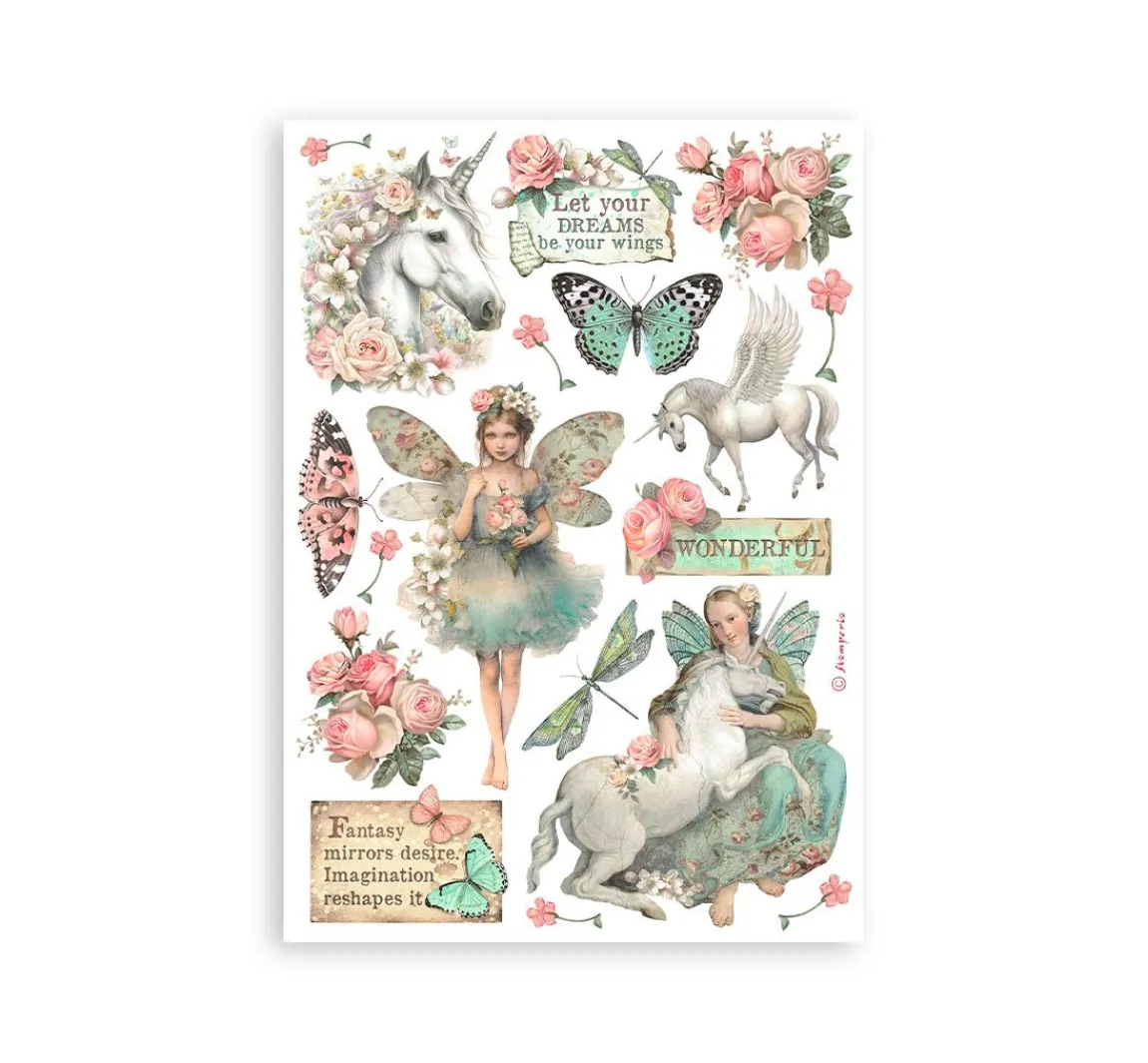 Stamperia Washi Pad "Wonderland"