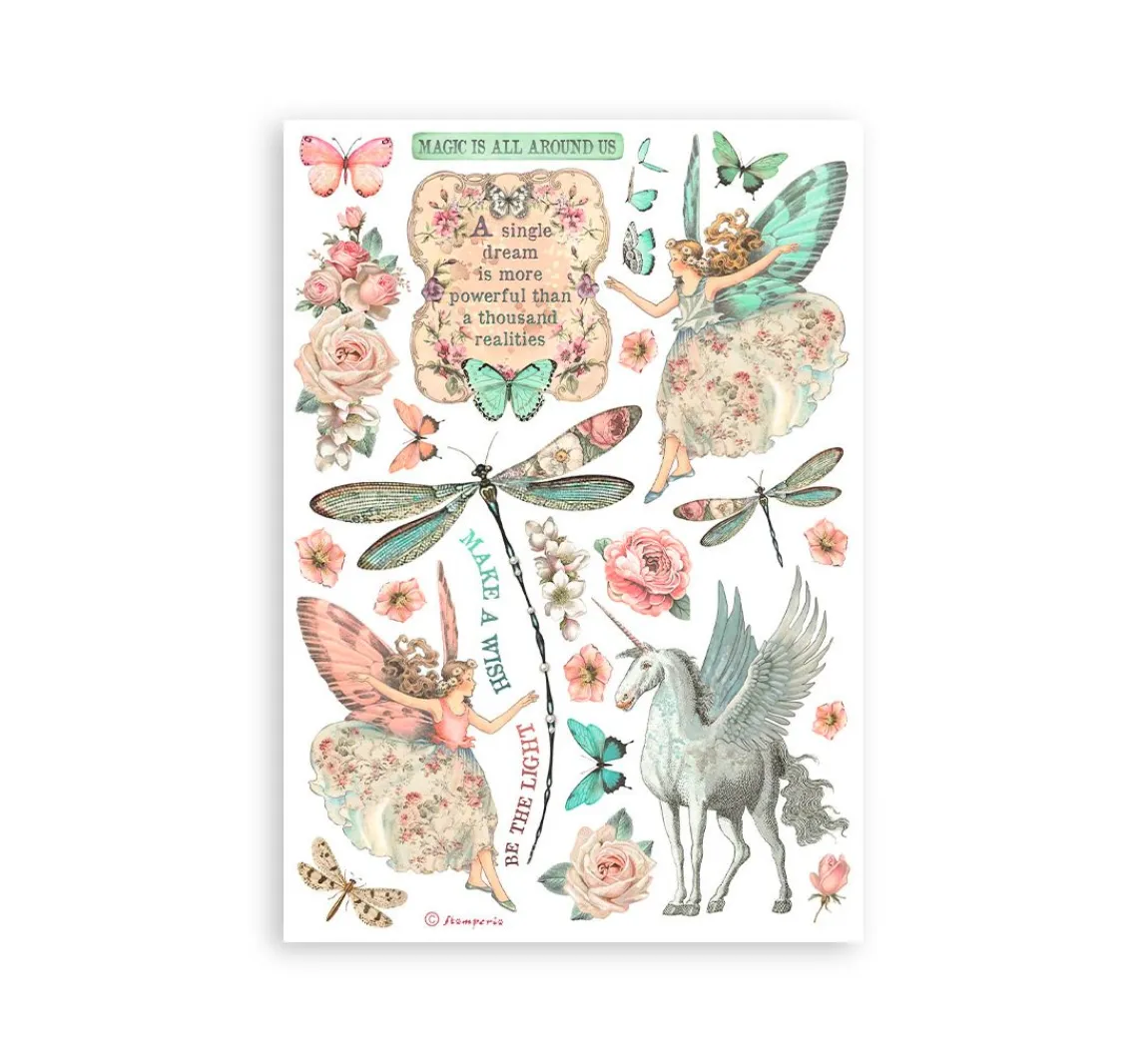 Stamperia Washi Pad "Wonderland"
