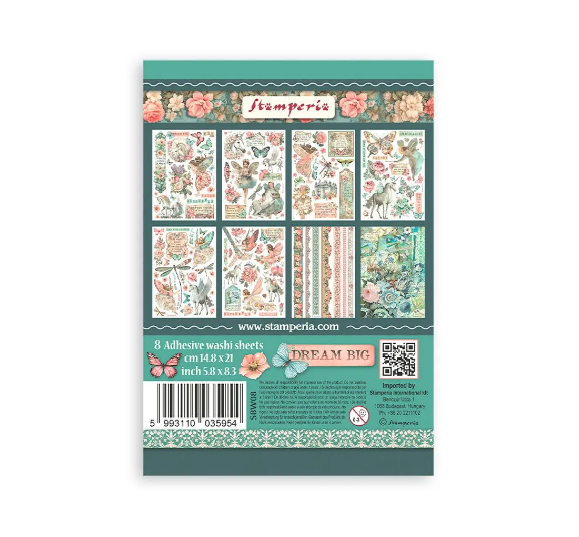 Stamperia Washi Pad "Wonderland"