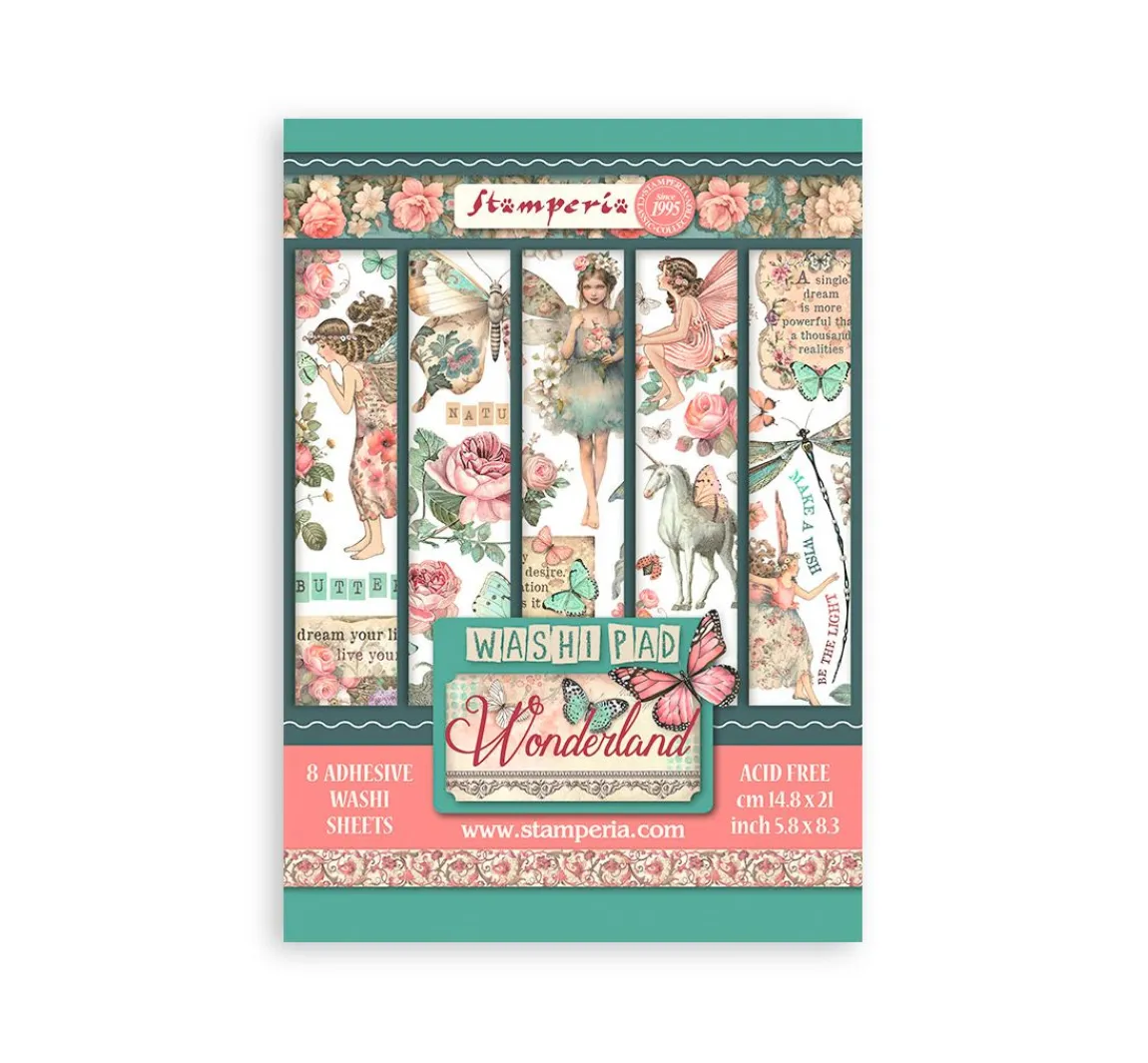 Stamperia Washi Pad "Wonderland"